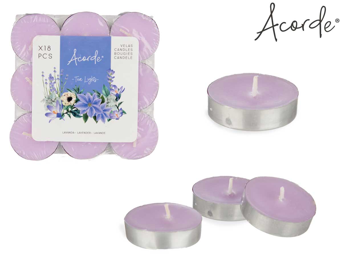 Velas Lavanda Acorde 18x