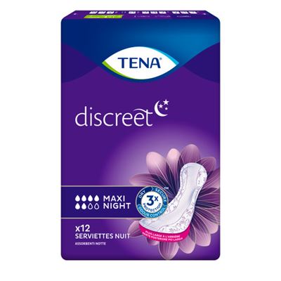 Pensos higienicos Tena Maxi Noite x12
