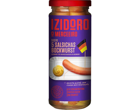 Salsichas izidoro 5 uni.