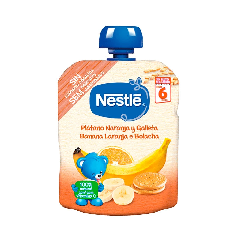 Fruta Nestlé Banana Laranja e Bolacha