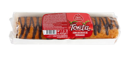 Torta Familiar recheio Morango Hiper Delicia 400g