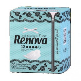 Pensos higienicos super c/abas Renova