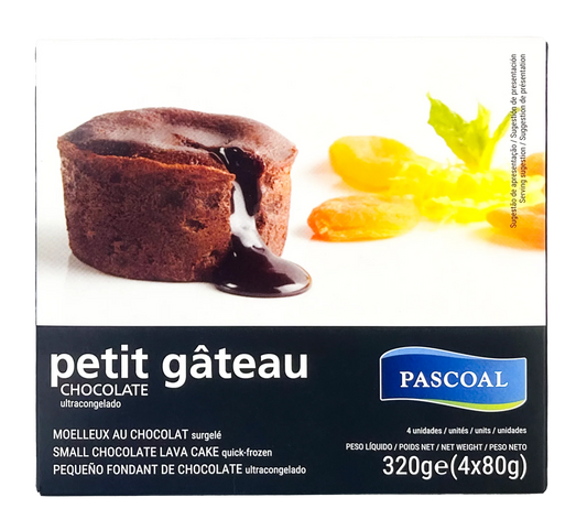 Petit Gateau Chocolate 4x Pascoal 320g