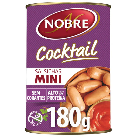 Mini salsichas nobre cocktail 350g