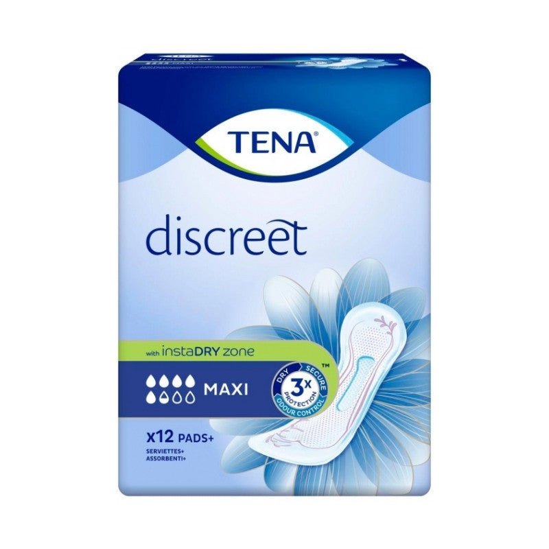Pensos higienicos discreet Tena maxi x12