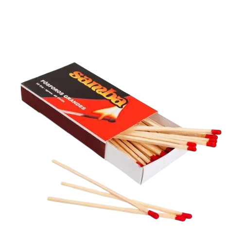 Fosforos 10cm samba 40uni.